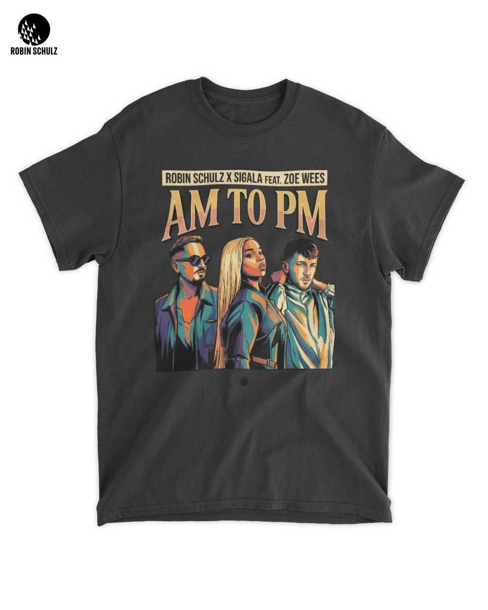 Robin Schulz Sigala Zoe Wees AM TO PM Pop Art T-Shirt: Your Ultimate Fan Merch 1 Robin Schulz Sigala Zoe Wees AM TO PM Pop Art T-Shirt: Your Ultimate Fan Merch
