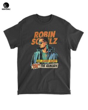 Robin Schulz Merch: Unisex T-Shirt: Pop Art Producer Portrait OK The Remixes Edition