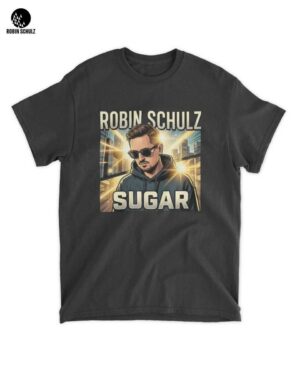 Robin Merch: Schulz 'Sugar' Comic Art T-Shirt: Urban DJ Style Tee