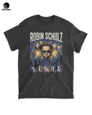 Robin Merch: Schulz Sugar Song Graphic T-Shirt - Urban Night DJ Vibe Apparel