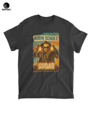 Robin Merch: Schulz Sugar Unisex T-Shirt: Urban DJ Collage Art Retro Style Tee