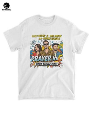 Robin Merch: Schulz Prayer in C Remix T-Shirt | Uplifting Beat Trio Comic Pop Art Tee