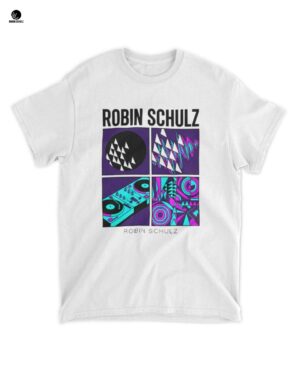 Offizielles Robin Schulz Merch T-Shirt – Abstrakte Geometrische DJ Edition
