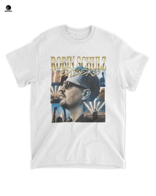 Home 8 Offizielles Robin Schulz Merch T-Shirt – Embers Live Konzert & DJ Festival Sommer