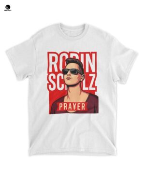 Offizielles Robin Schulz Unisex T-Shirt – Prayer DJ Edition in Weiß