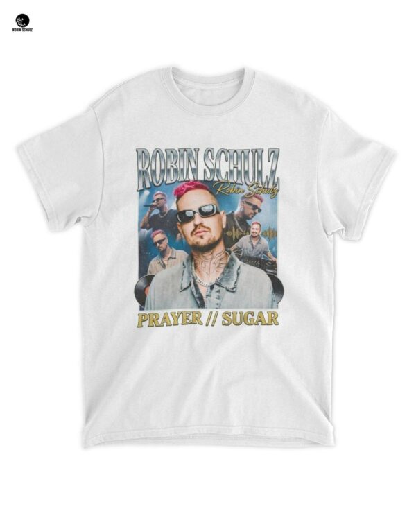 Home 13 Offizielles Robin Schulz Merch Unisex T-Shirt – 90er Vintage Bootleg Stil DJ Collage