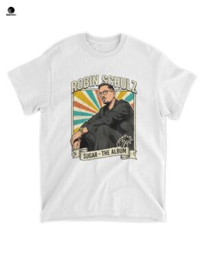Offizielles Robin Schulz Sugar Vintage Retro Unisex T-Shirt