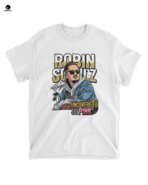 Offizielles Robin Schulz Merch T-Shirt – Urban Graffiti Deep House Edition in Weiß
