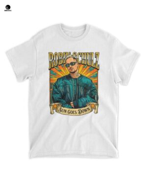 Offizielles Robin Schulz Merch T-Shirt – Sun Goes Down Vintage Edition