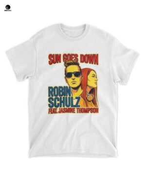 Offizielles Robin Schulz Sun Goes Down feat. Jasmine Thompson Unisex T-Shirt – Weiß