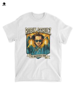 Offizielles Robin Schulz The Uncovered Tour T-Shirt – Weißes EDM DJ Merch
